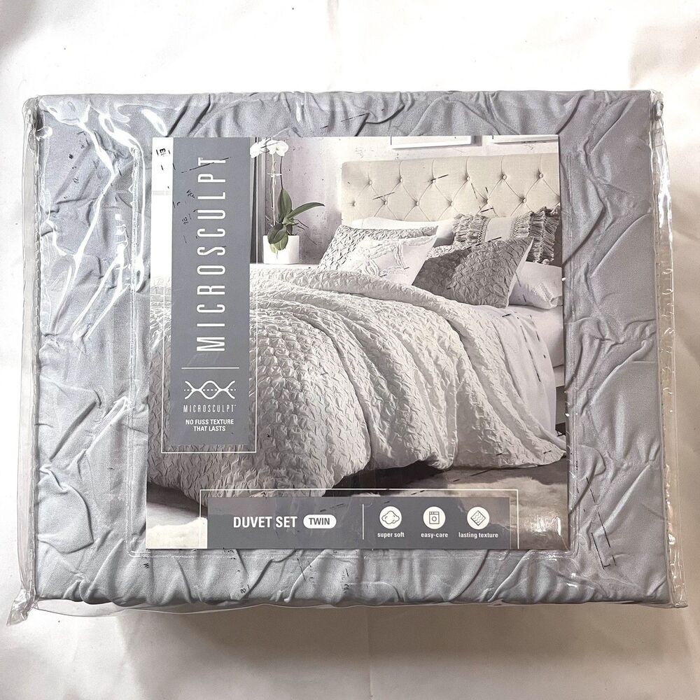 Ombre Honeycomb Microsculpt Duvet Cover Set 2 pieces - Twin